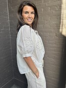 Blouse Bloem Off-white