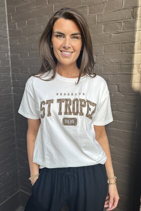 T-shirt St Tropez Print