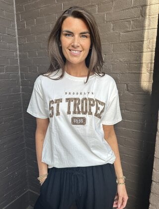 T-shirt St Tropez Print