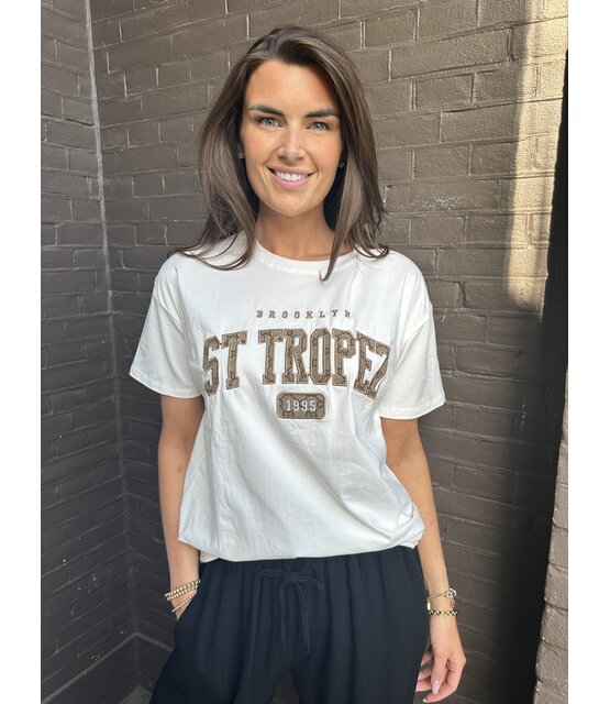 T-shirt St Tropez Print