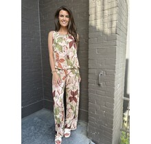 Broek Holiday Print Groen