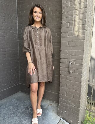 Jurk Roos Bruin