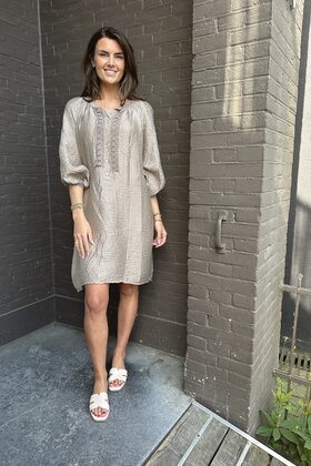 Jurk Roos Taupe