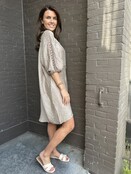 Jurk Roos Taupe