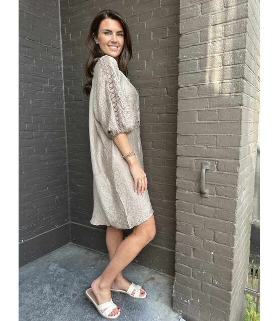Jurk Roos Taupe