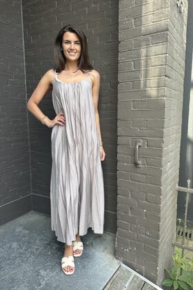 Jurk Naomi Taupe