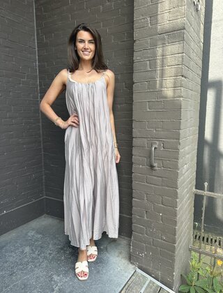 Jurk Naomi Taupe
