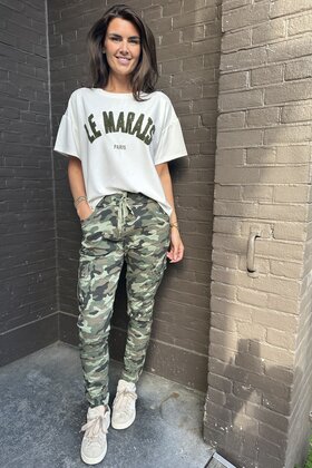 Broek Cargo army groen