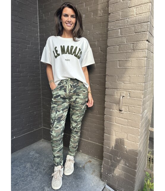 Broek Cargo army groen