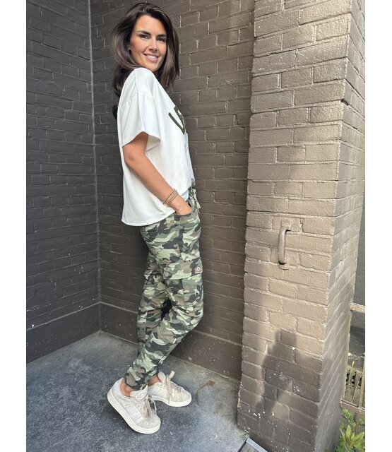Broek Cargo army groen