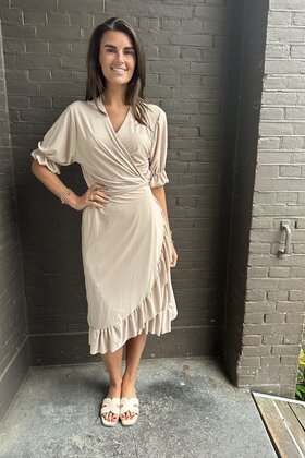 Jurk Marije beige