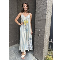 Jurk Summer vibes blauw