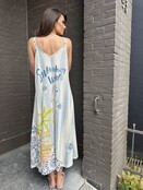 Jurk Summer vibes blauw