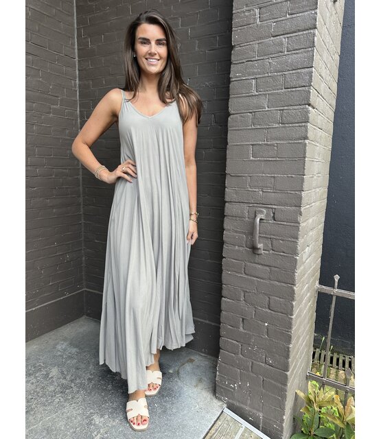 Jurk Marloes taupe