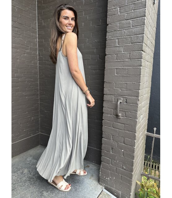 Jurk Marloes taupe