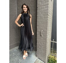 Jurk Party plisse zwart