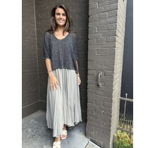 Top Bling zwart