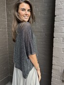 Top Bling zwart