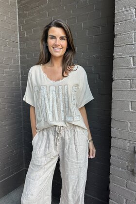 Top Smile beige