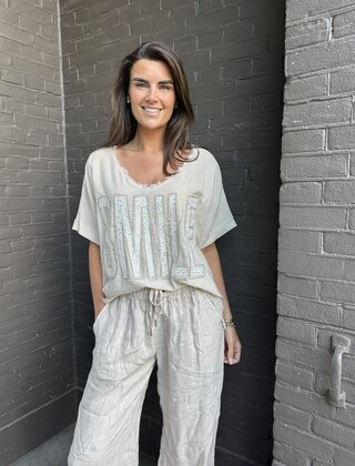 Top Smile beige