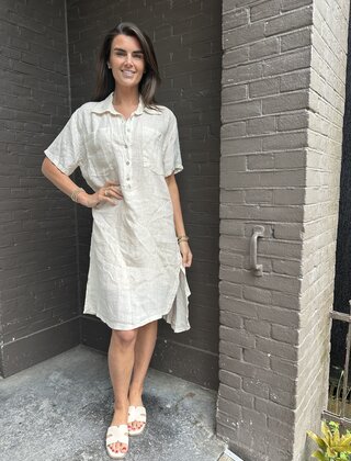 Jurk Liza beige