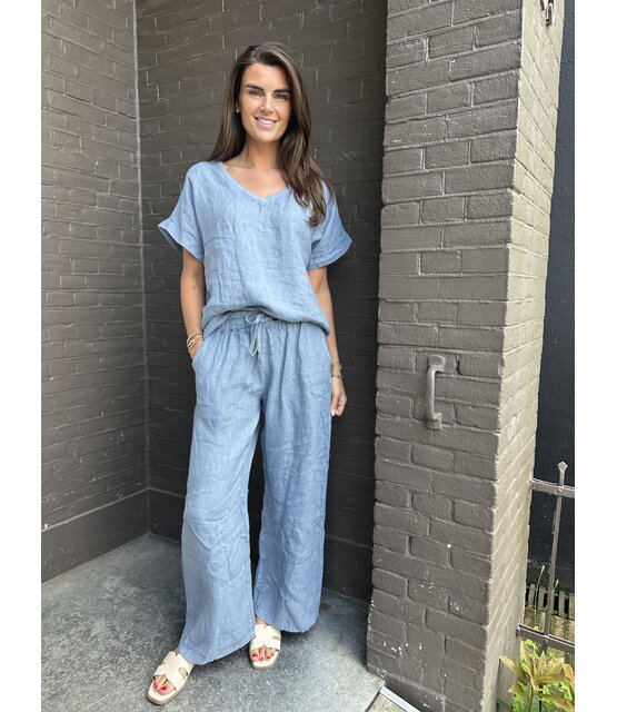 Top Ramona blauw