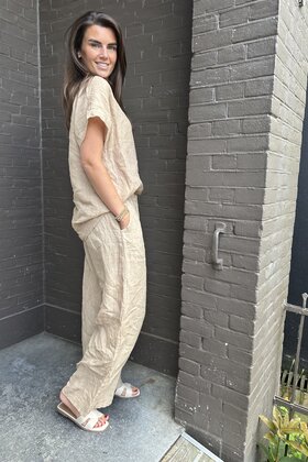 Broek Karen camel