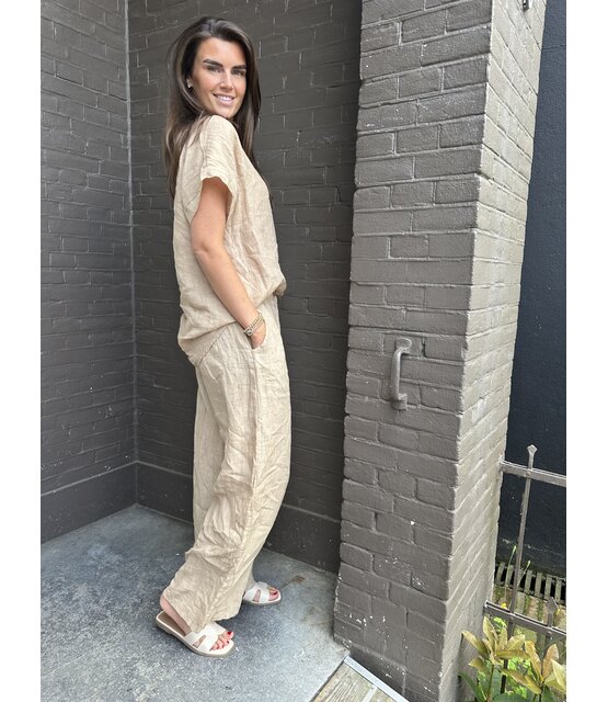 Broek Karen camel