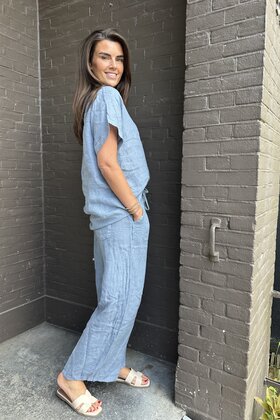 Broek Karen blauw