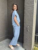 Broek Karen blauw