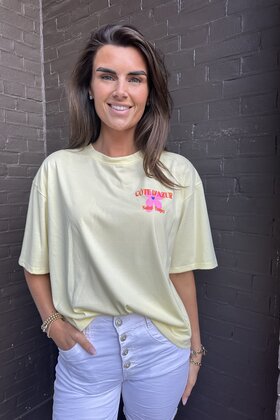 T.Shirt Cote D"azur geel