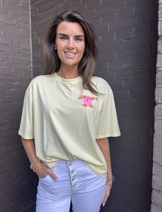 T.Shirt Cote D"azur geel