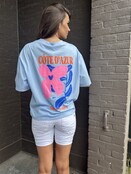 T.shirt Cote D'azur blauw