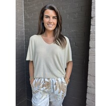 Top Simone goud glitter