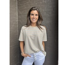 Top Streep beige