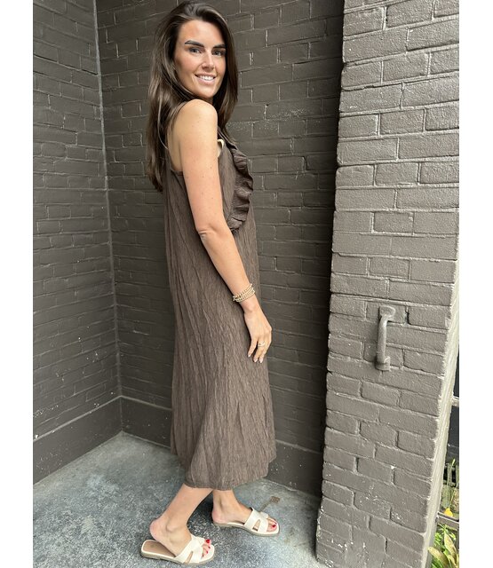 Jurk Leila bruin