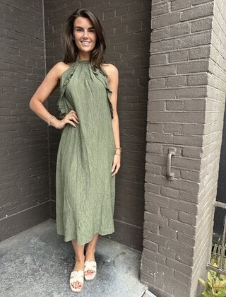 Jurk Leila groen