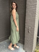 Jurk Leila groen