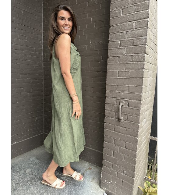 Jurk Leila groen