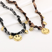 Ketting Smiley Zwart