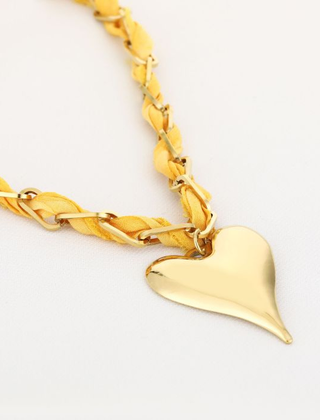 Ketting Hart Geel