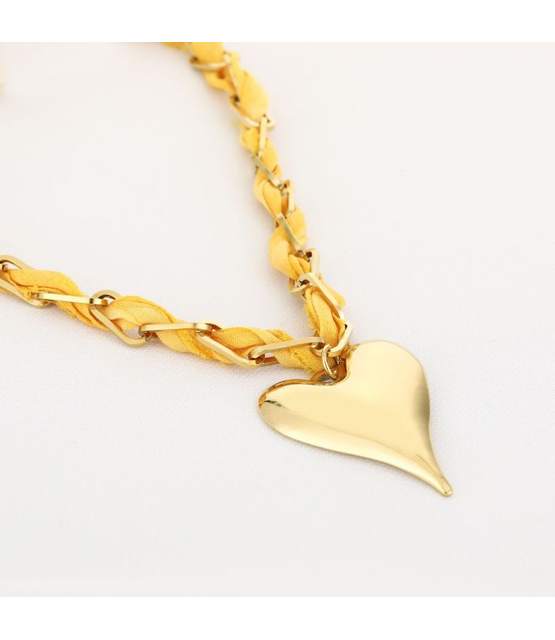 Ketting Hart Geel