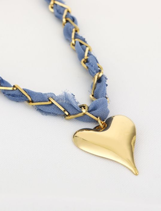 Ketting Hart Blauw