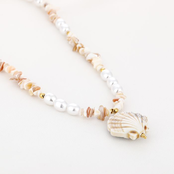 Ketting Schelp Beige