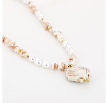 Ketting Schelp Beige