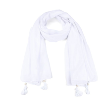 Sjaal Boho Wit
