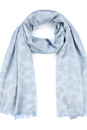 Sjaal Leo Blauw