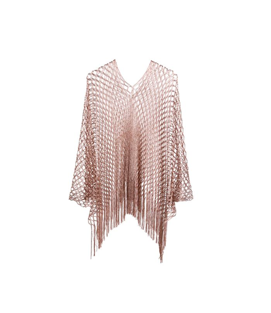 Poncho Bora Bora Rose Goud
