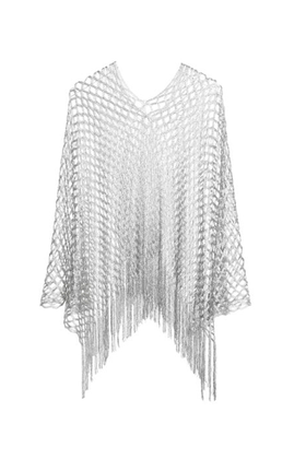 Poncho Bora Bora Zilver