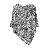 Poncho Leo Beige